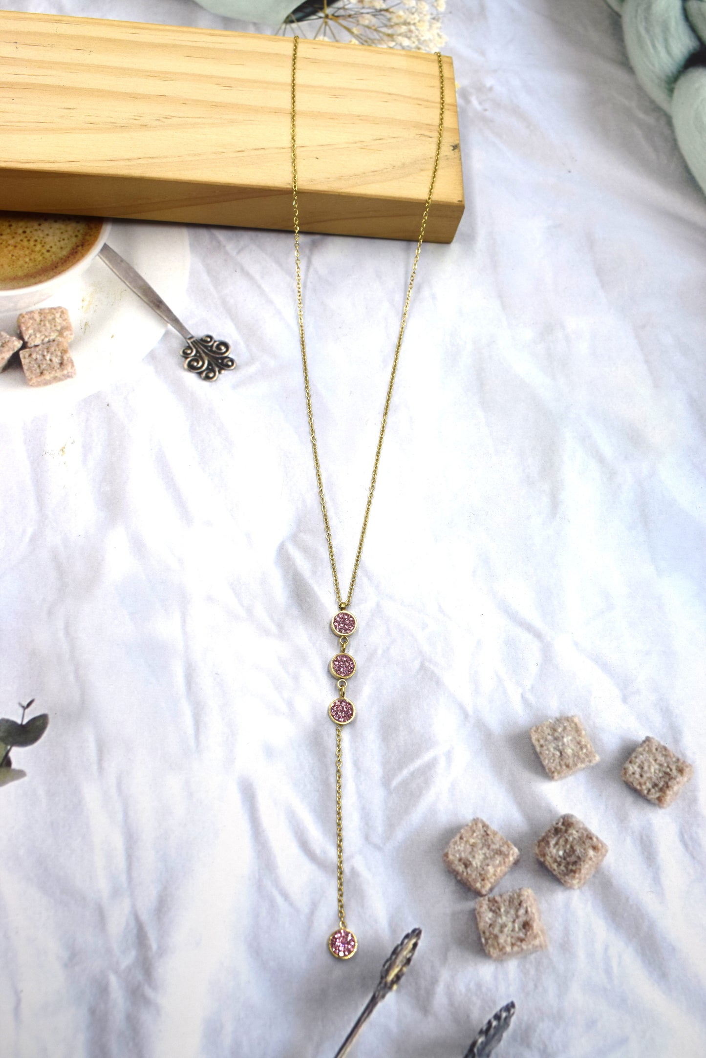 Collier acier inoxydable pendant à couleur