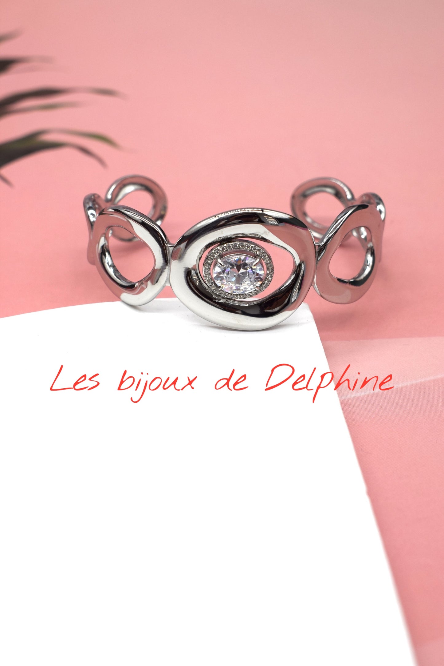 Bracelet acier Diamants