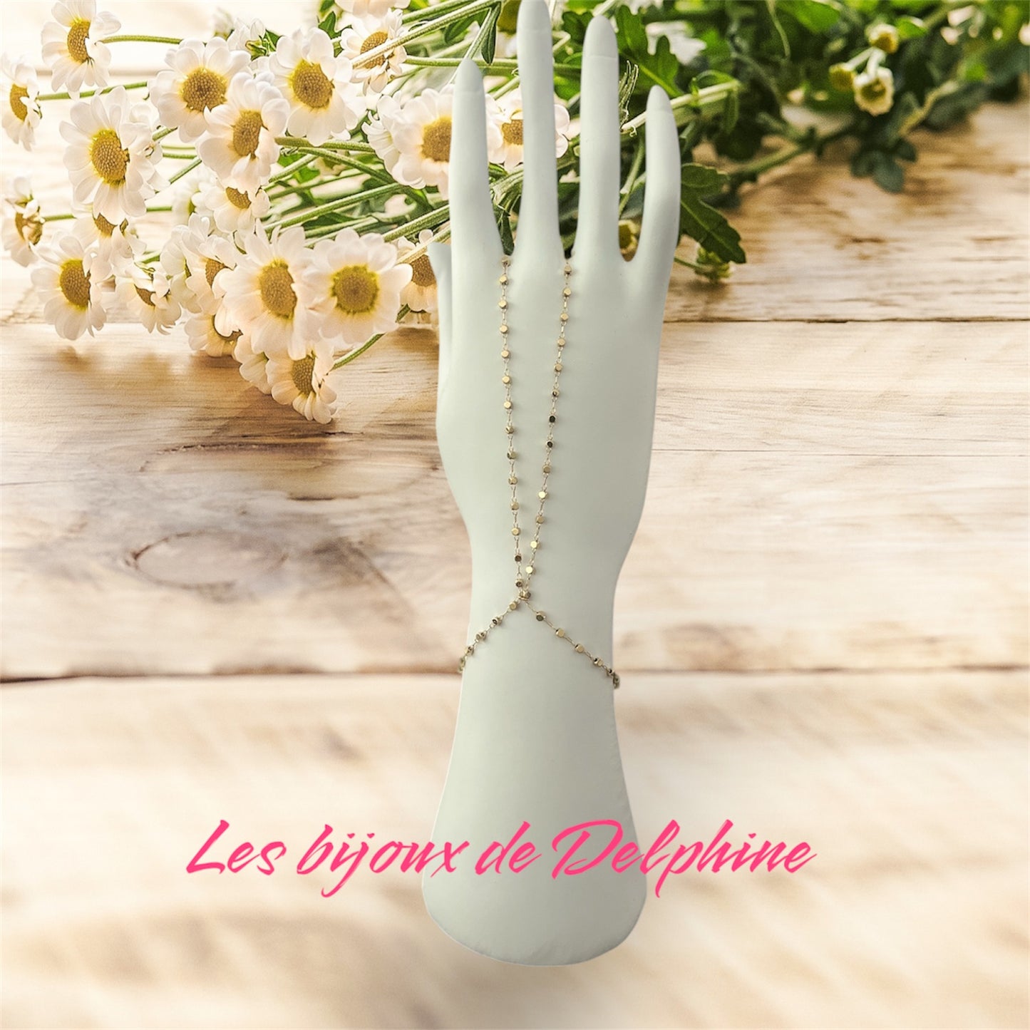 Bijoux de mains grandes chaîne