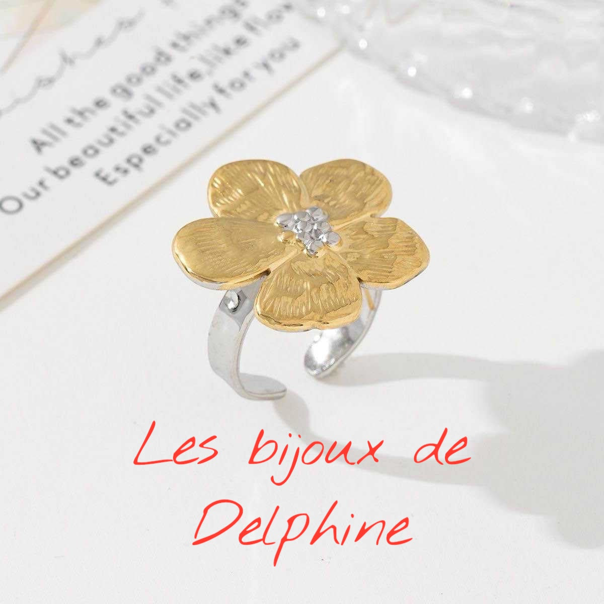 Bague fleurs