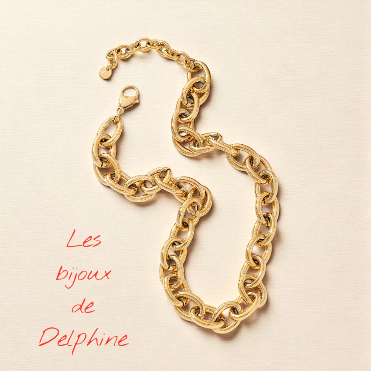 Gros collier acier