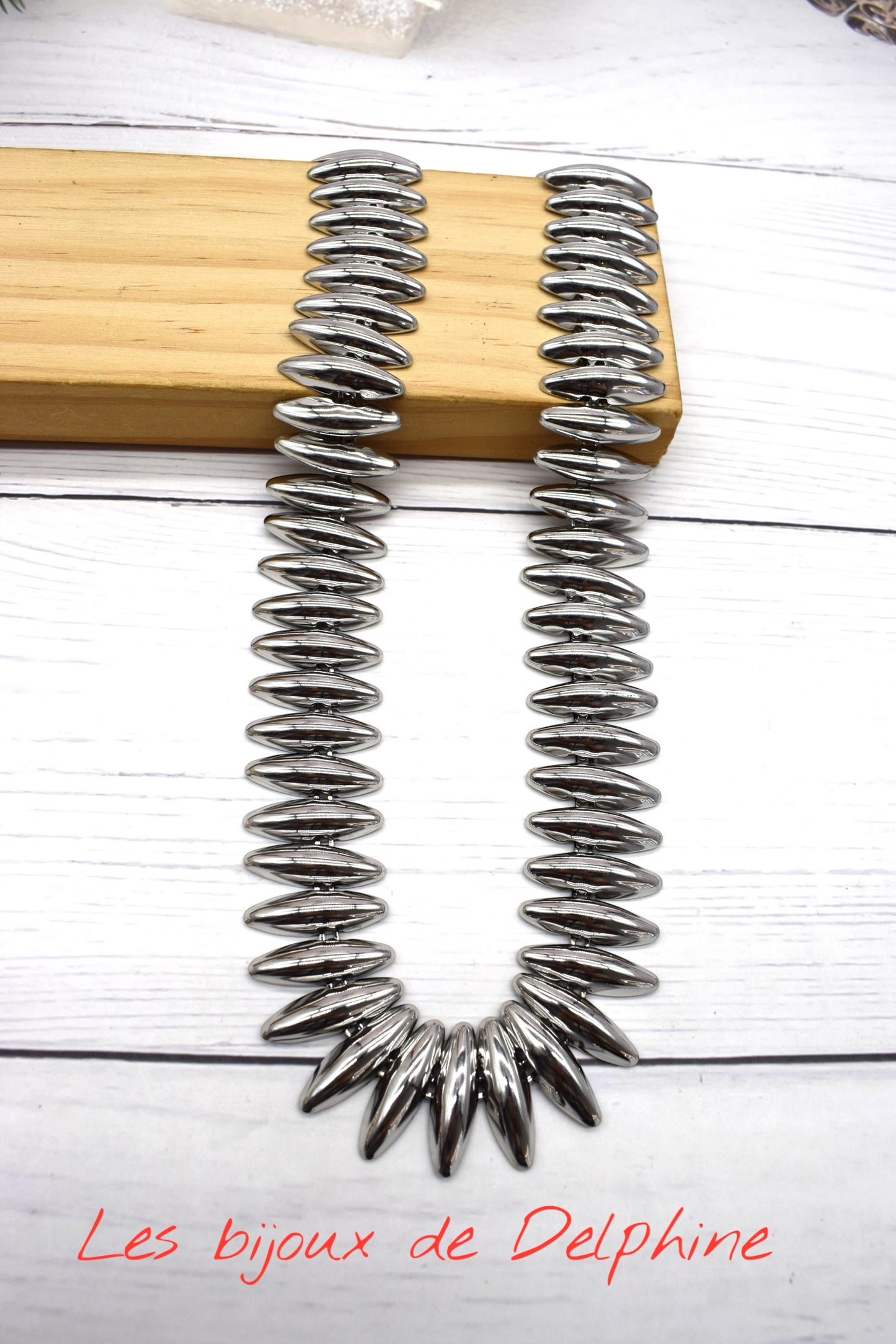 Gros collier acier