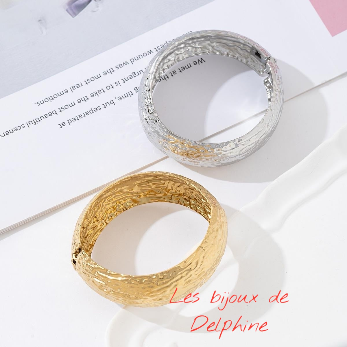 Gros bracelet acier inoxydable