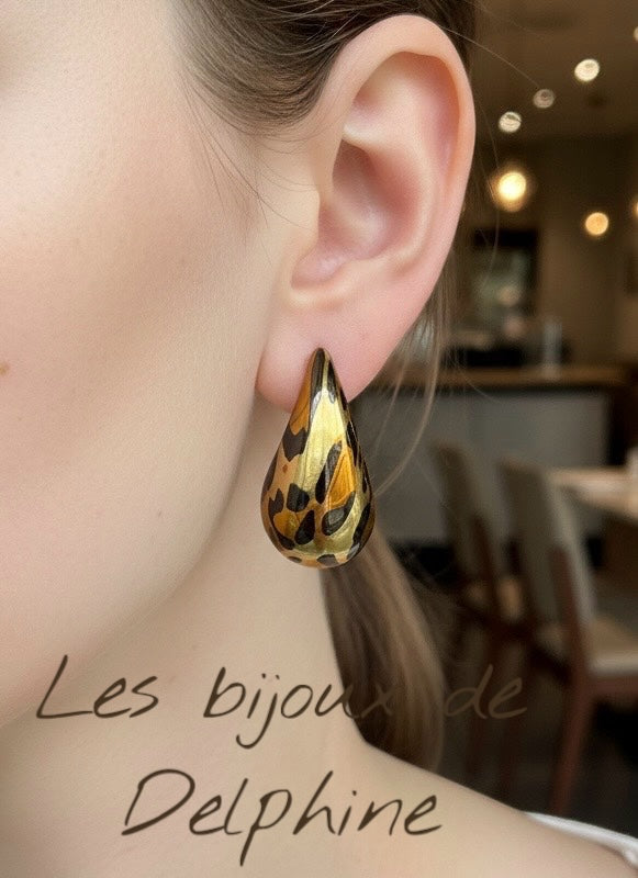 Boucles acier goutte