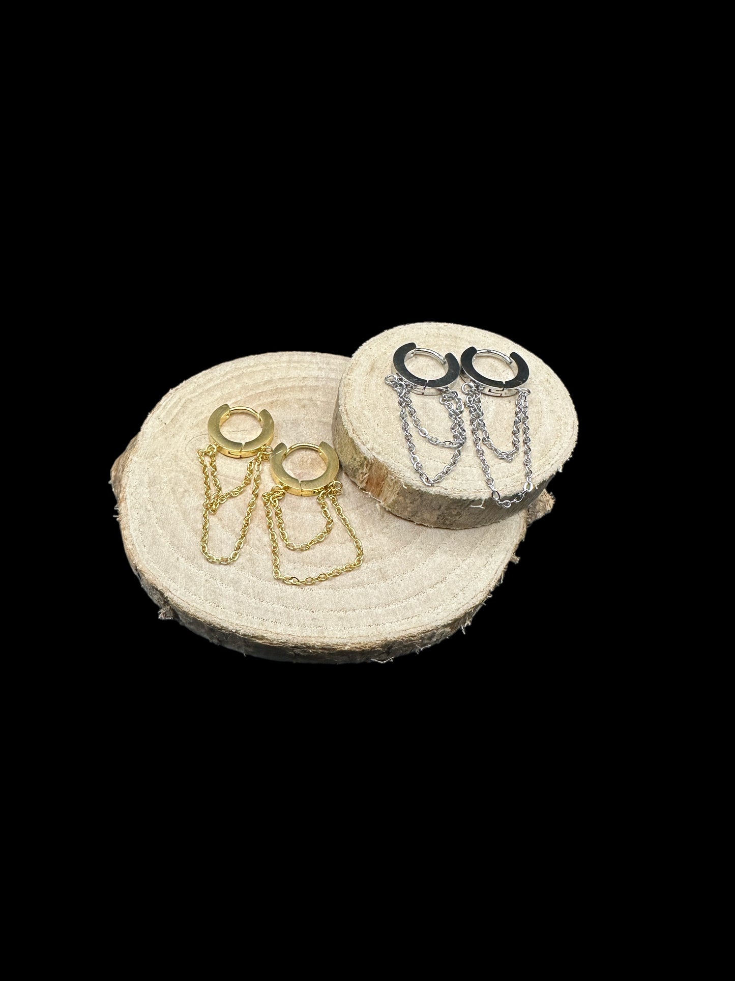 Boucle d’oreille à chaînette
