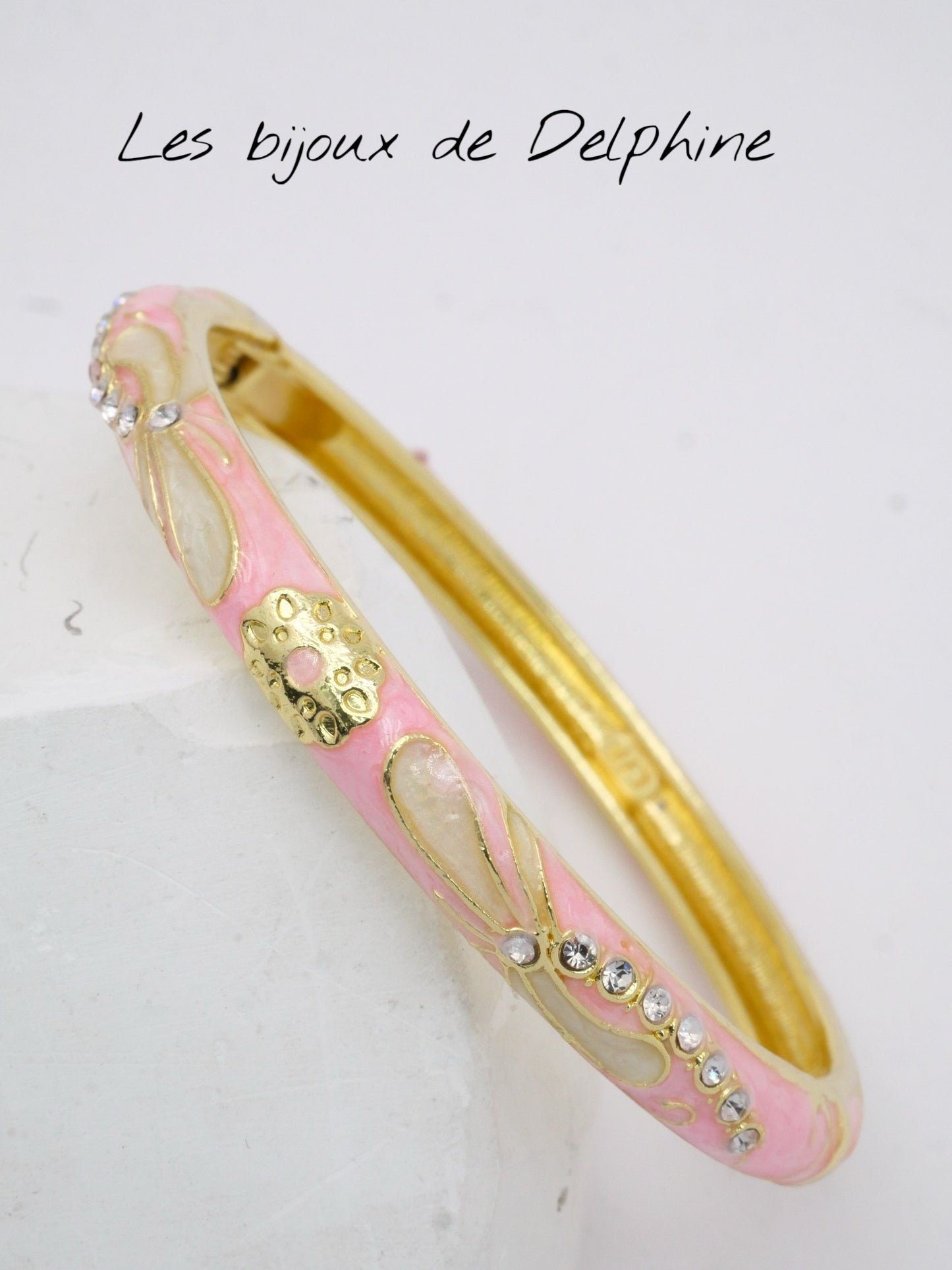 Bracelet Email Libellule