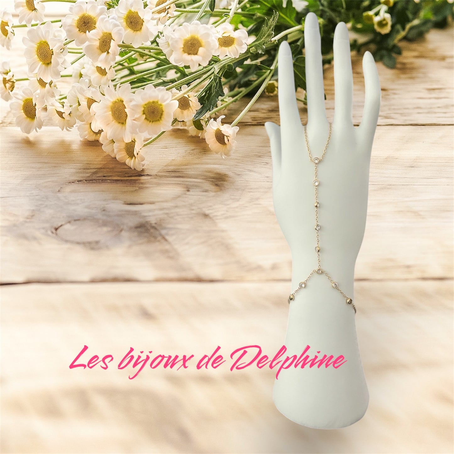 Bijoux de main multi strass