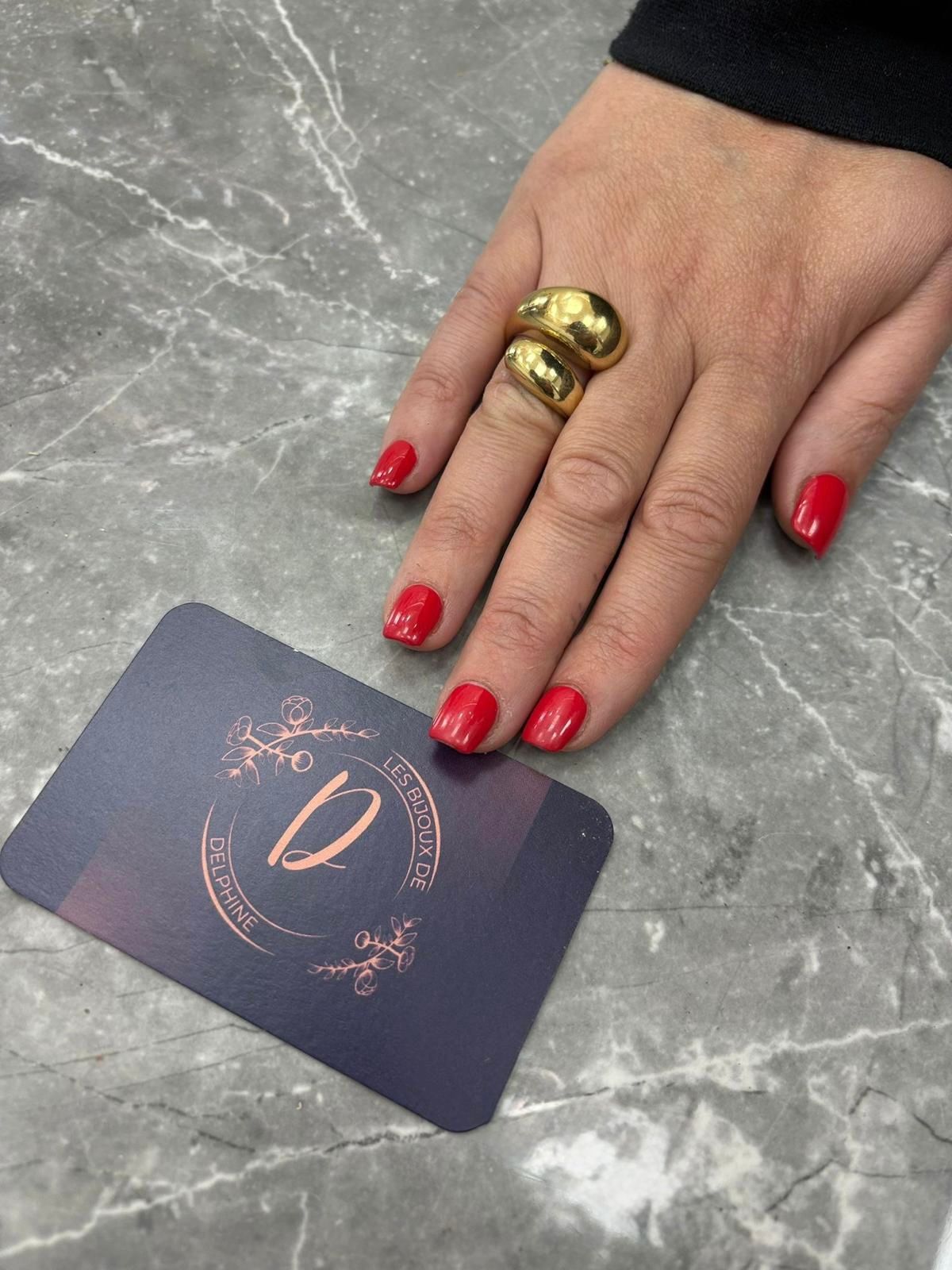 Bague « goute » réglable