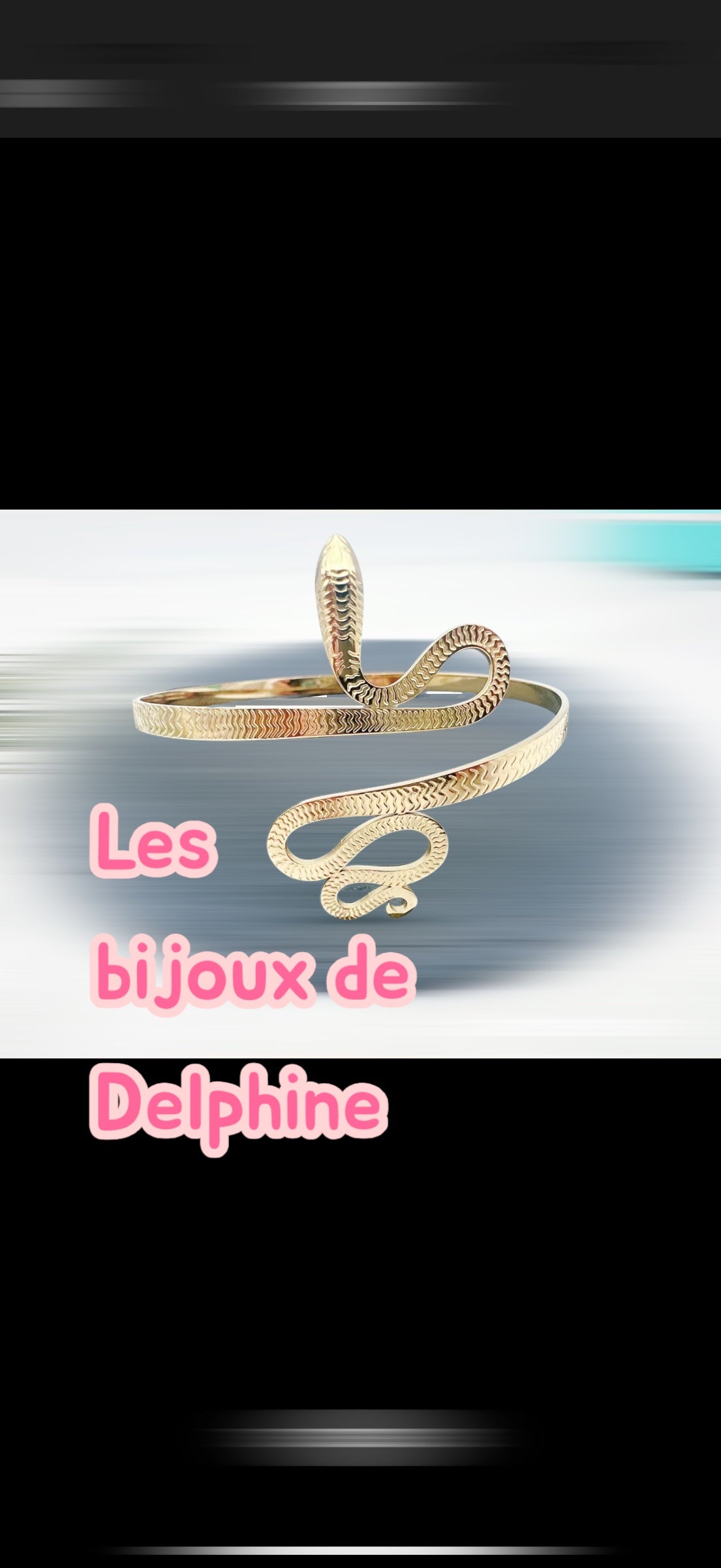 Bracelet de bras serpent