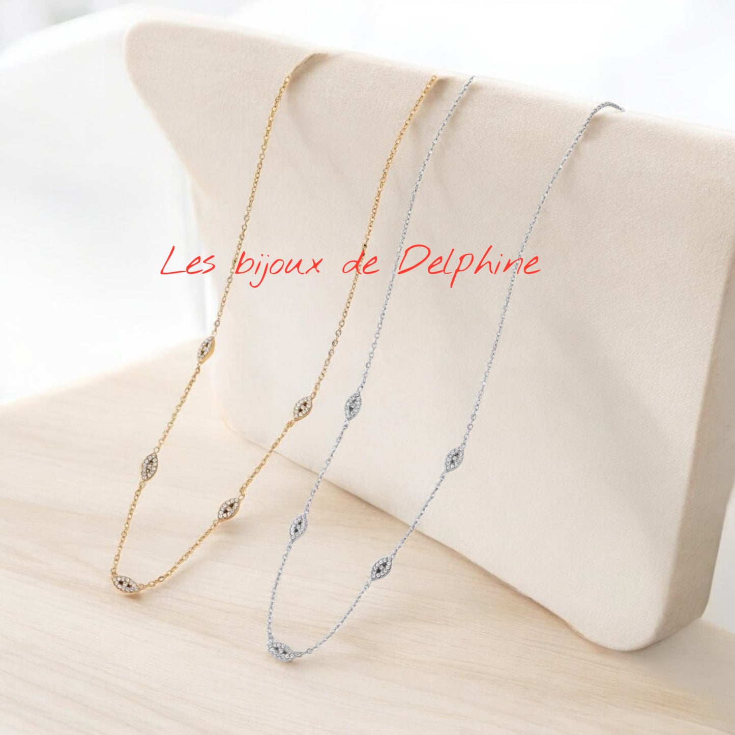 Collier acier inoxydable œil