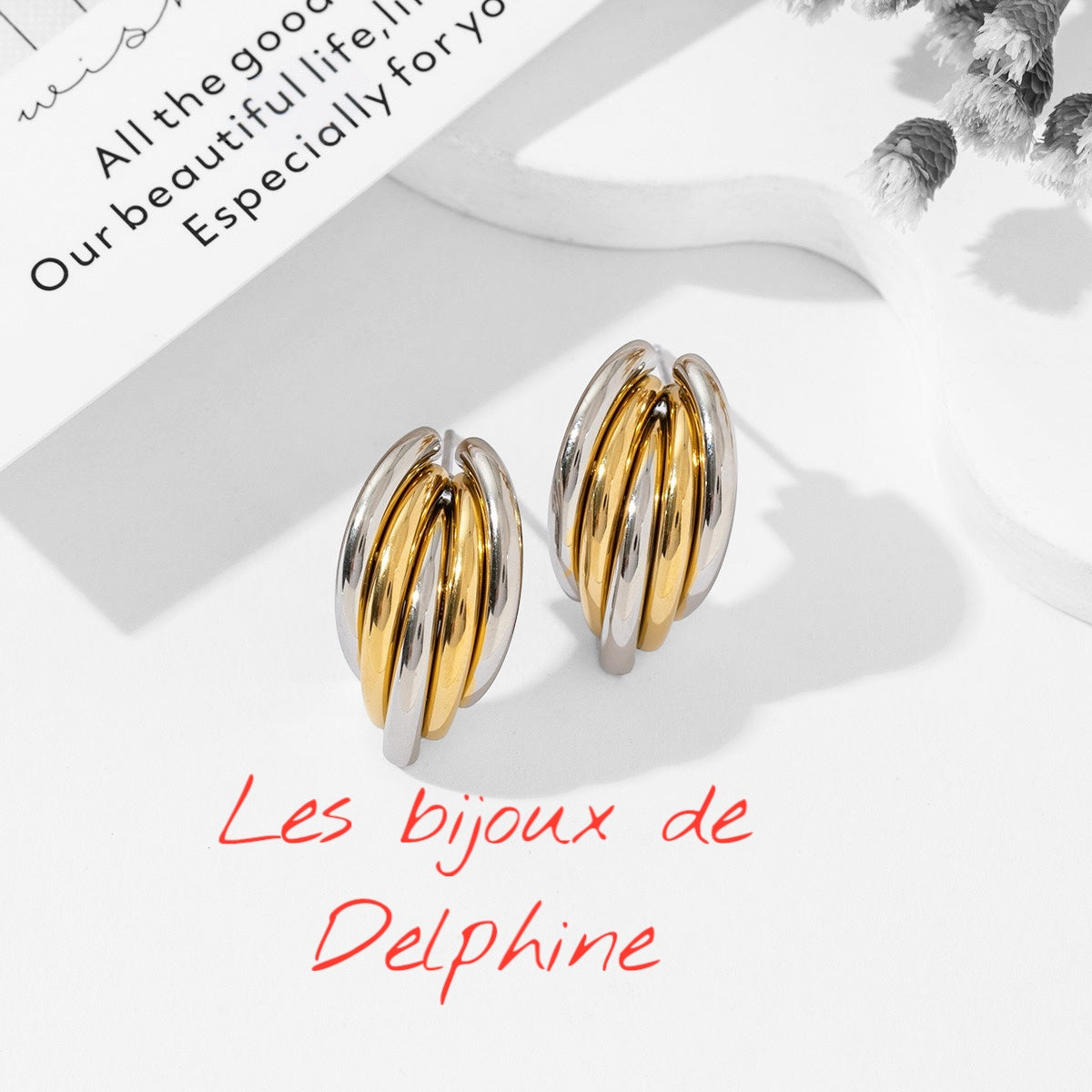Boucles deux couleurs