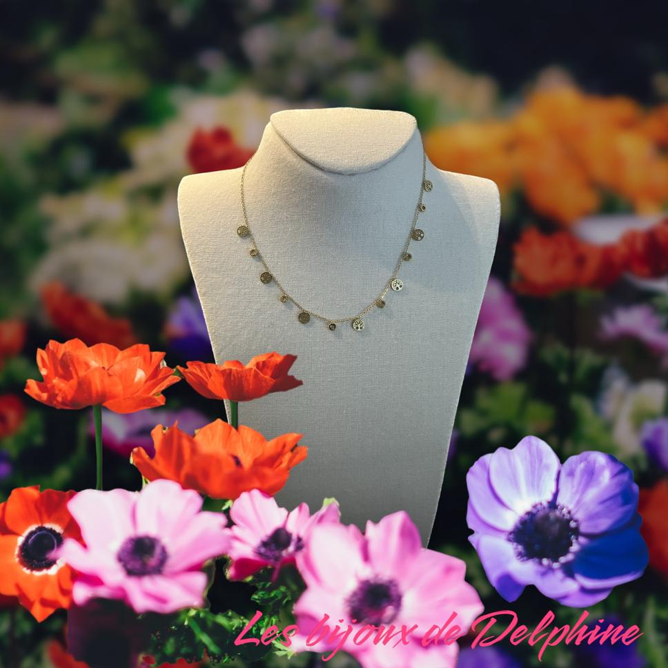Collier multi arbre de vie