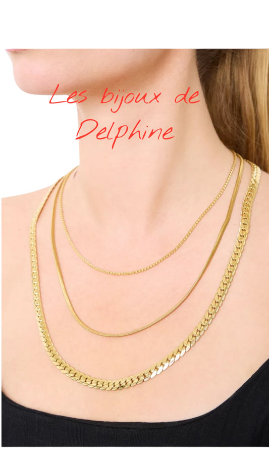 Collier triple rang