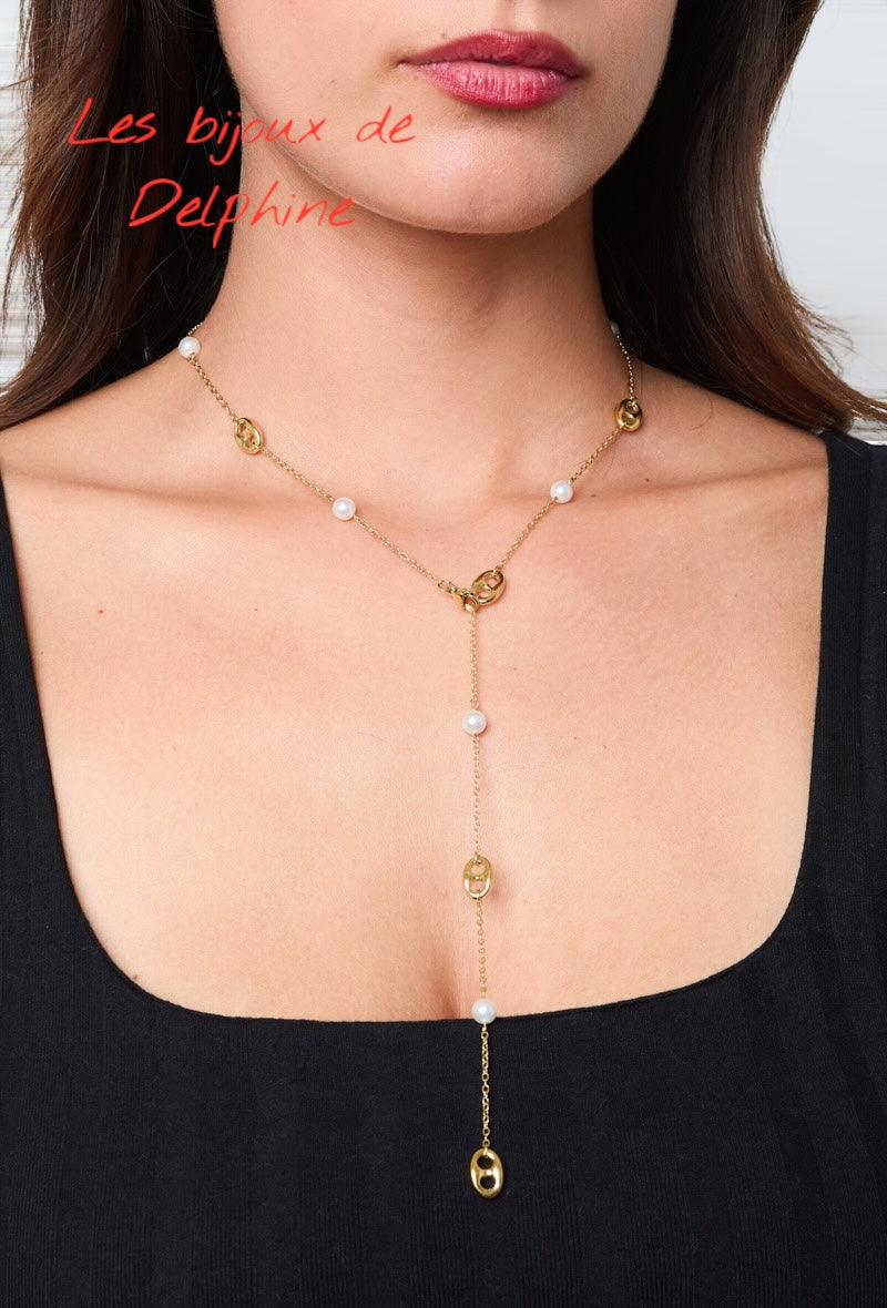 Collier Y tombant