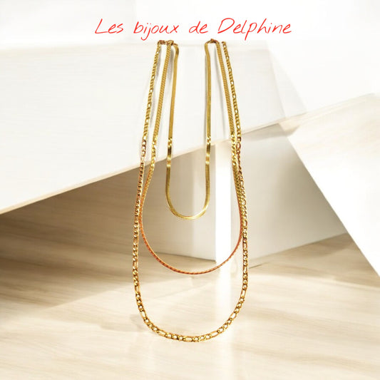 Collier triple rang