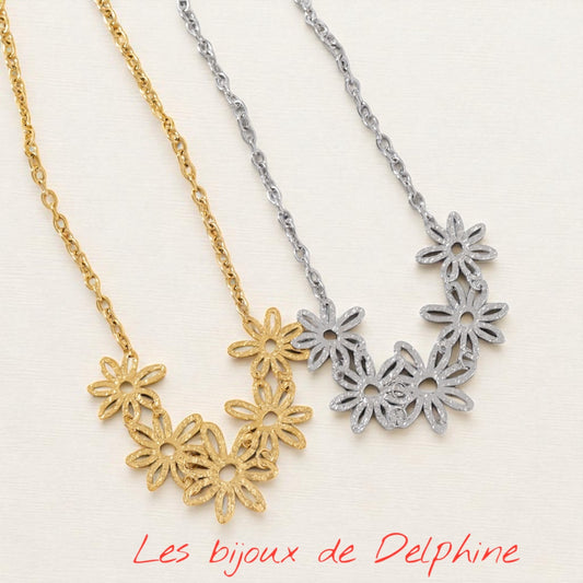 Collier fleurs