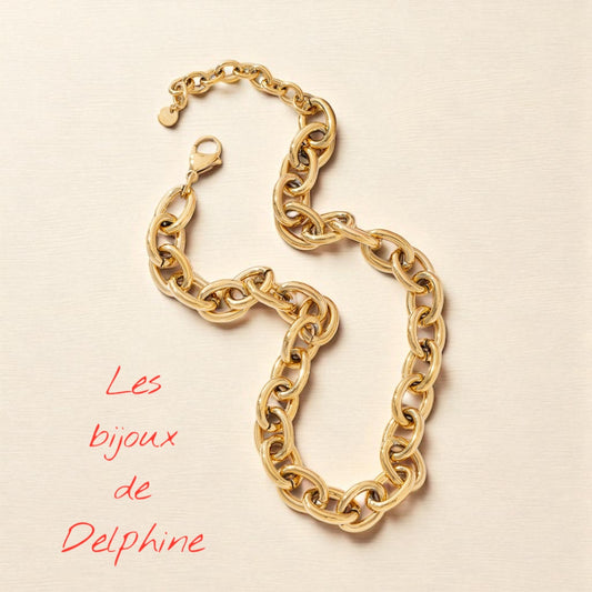 Gros collier acier