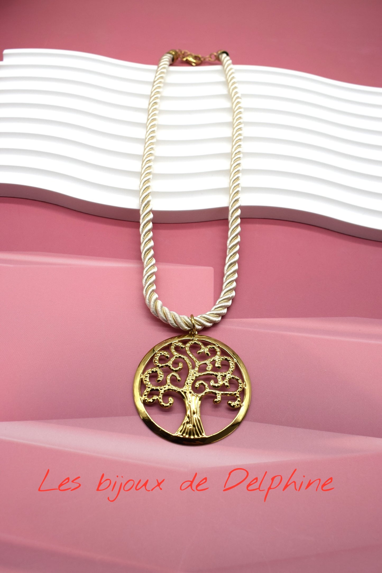 Collier cordon arbres de vie