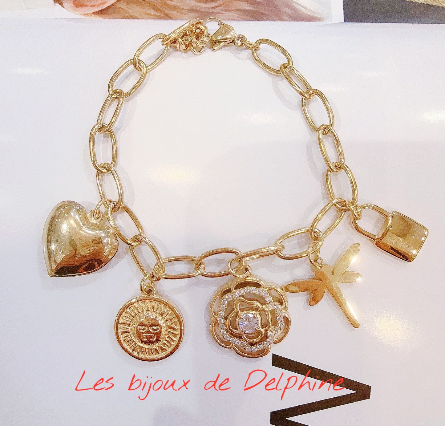 Bracelets acier à breloques