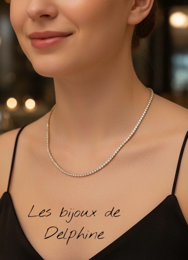 Collier aciers tout « Diamants « 