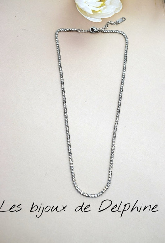 Collier aciers tout « Diamants « 