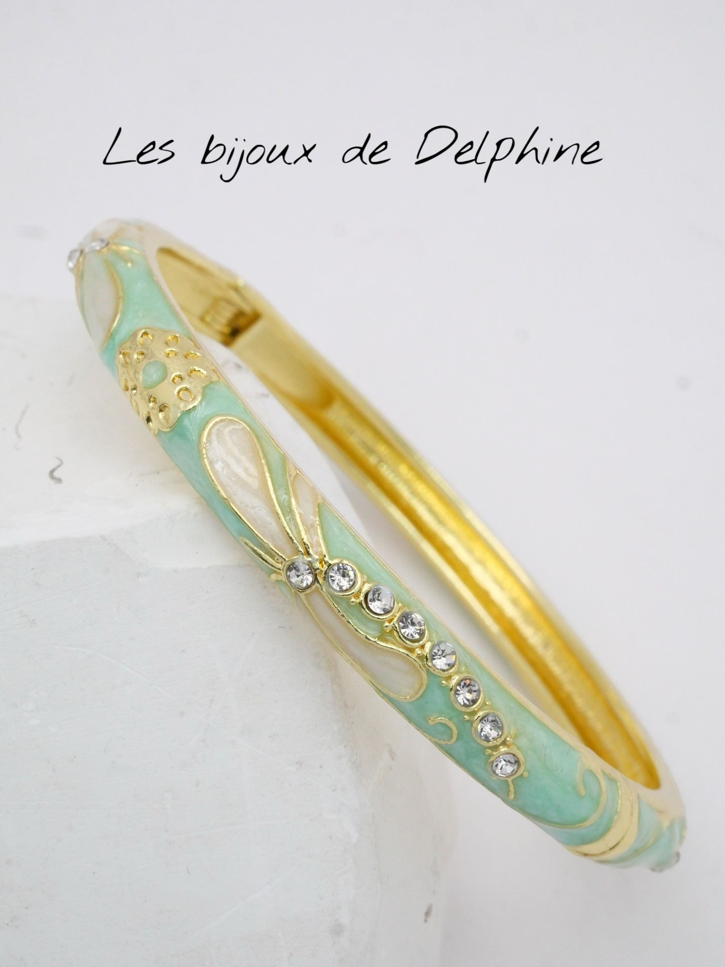 Bracelet Email Libellule