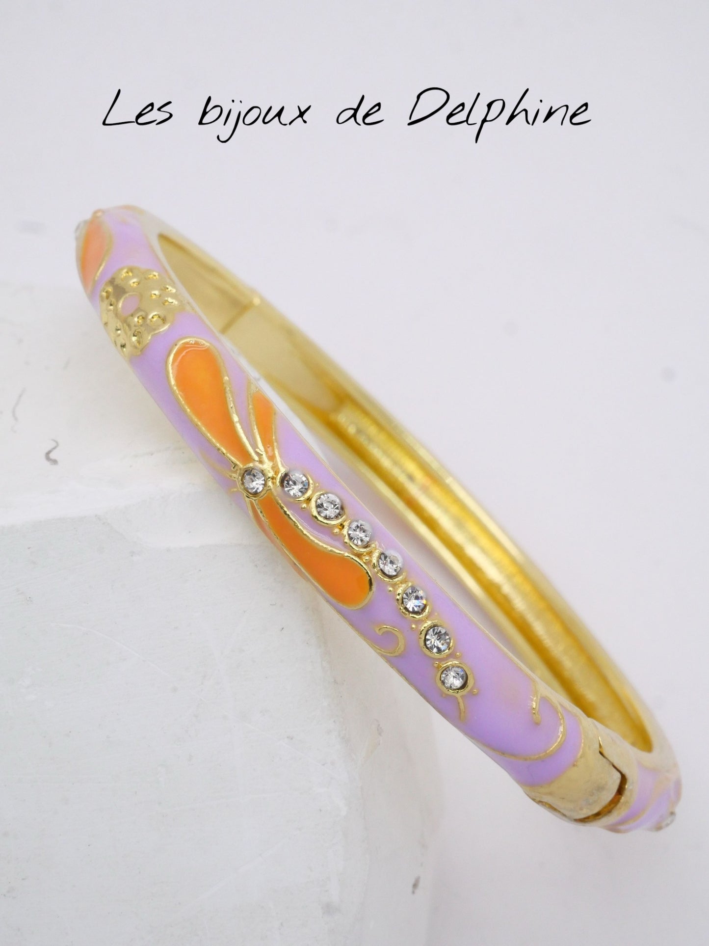Bracelet Email Libellule