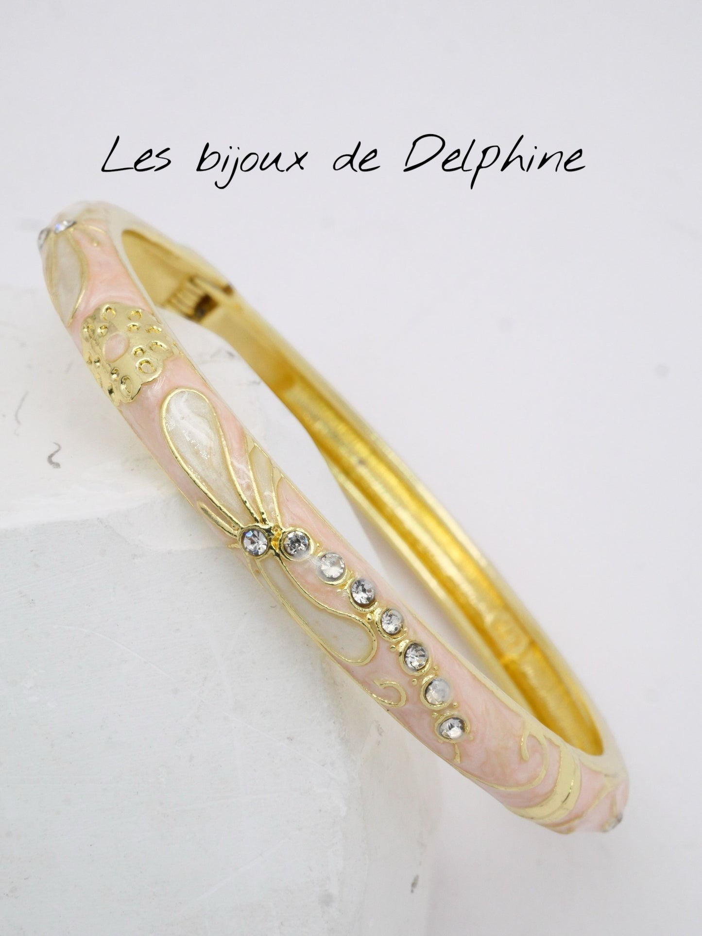 Bracelet Email Libellule