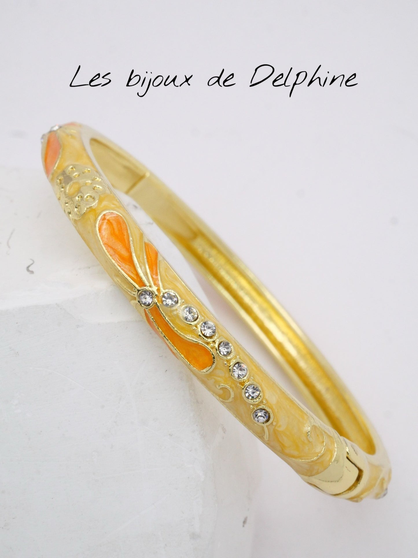 Bracelet Email Libellule