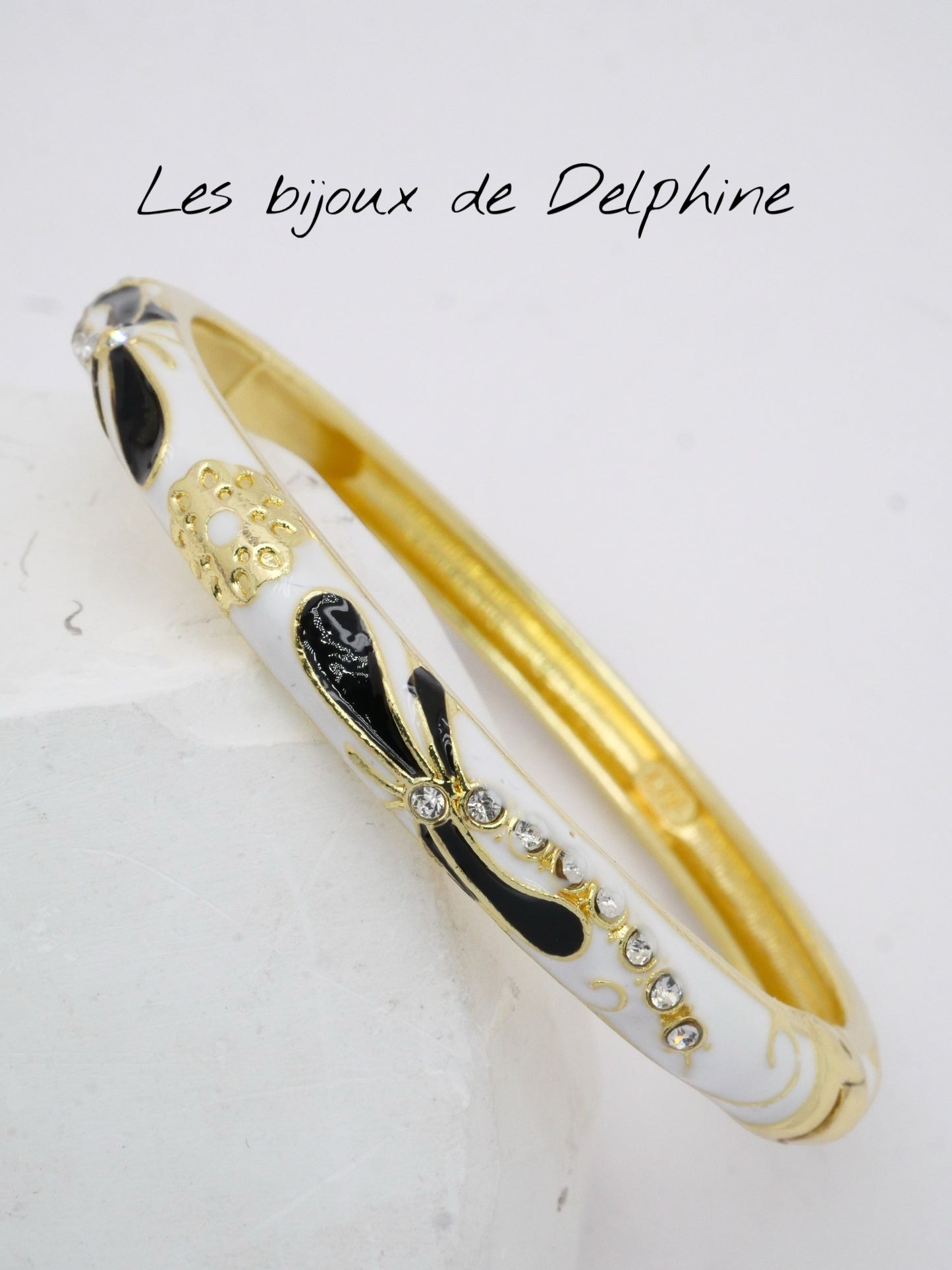 Bracelet Email Libellule