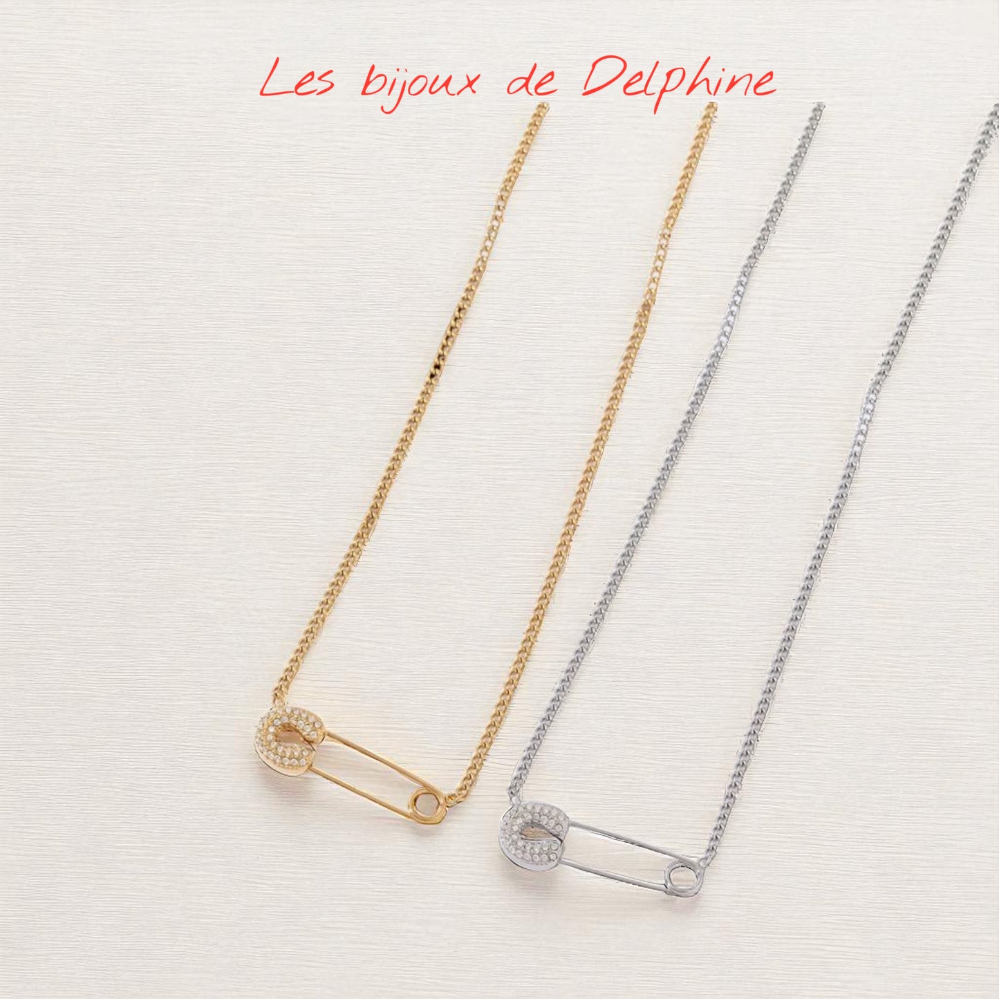 Collier épingle à nourrice